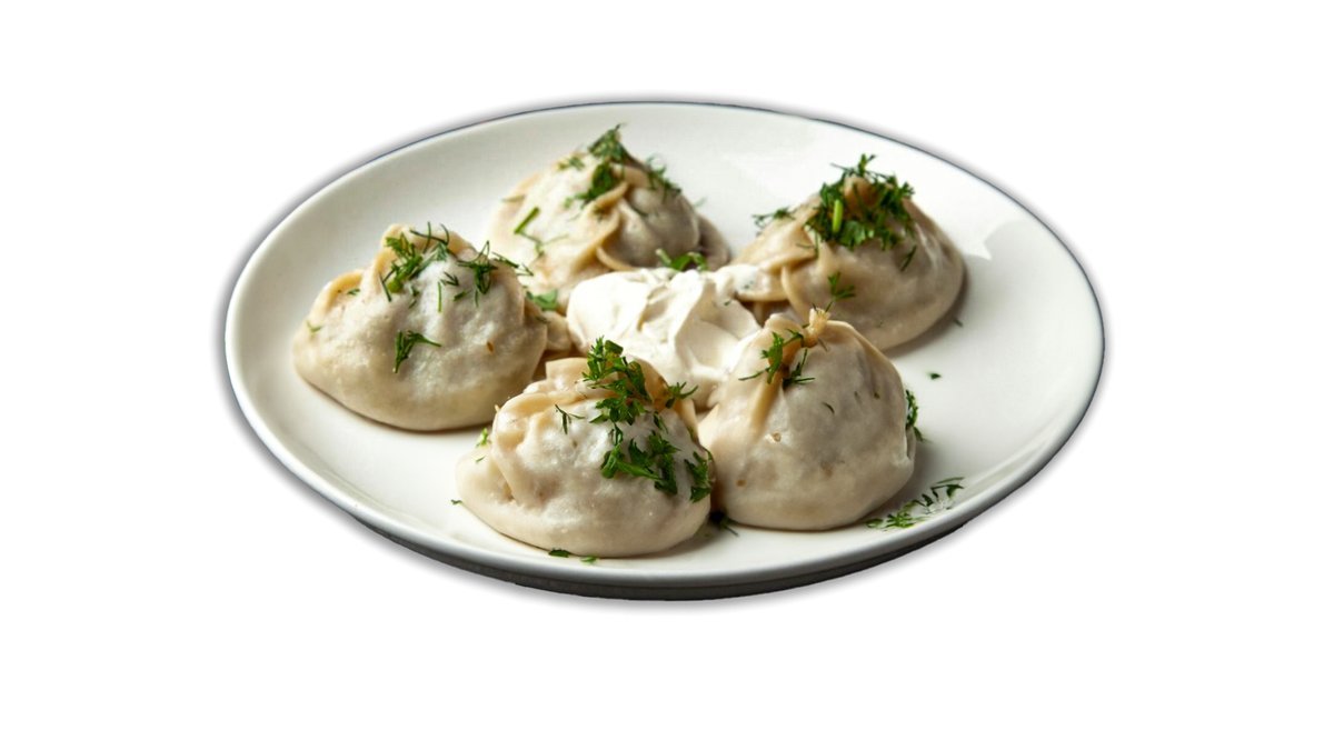 Манты с мясом 5 шт