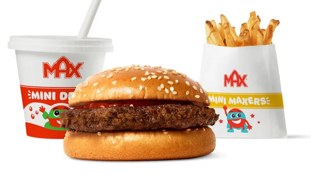 Mini Meal hamburger with ketchup