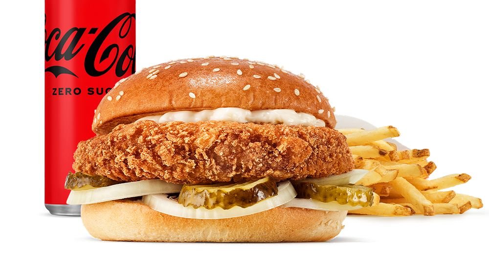 Crispy Supreme Sandwich meal