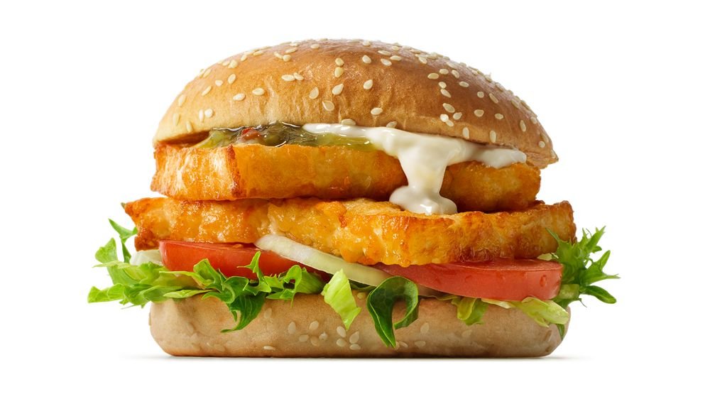 Double Maxoumi burger