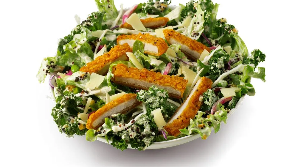 Green Kale Caesar Salad