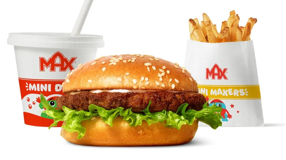 Mini meal with veggieburger