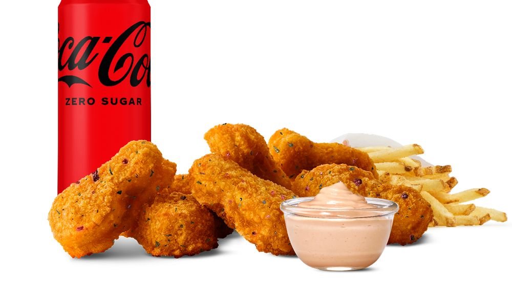 Red Hot Chicken Nuggets 6 pcs meal