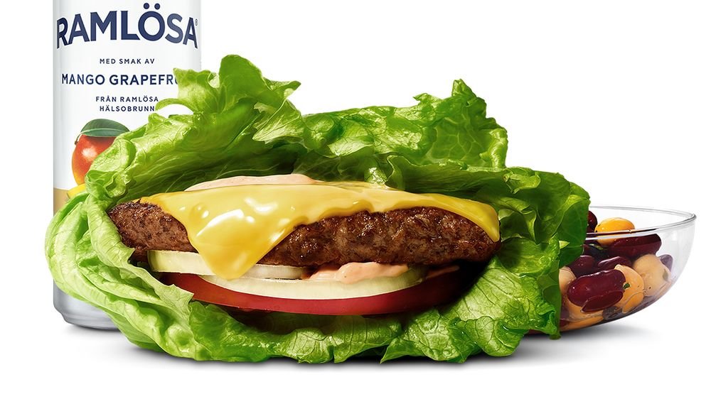 Salad Wrap Beef meal