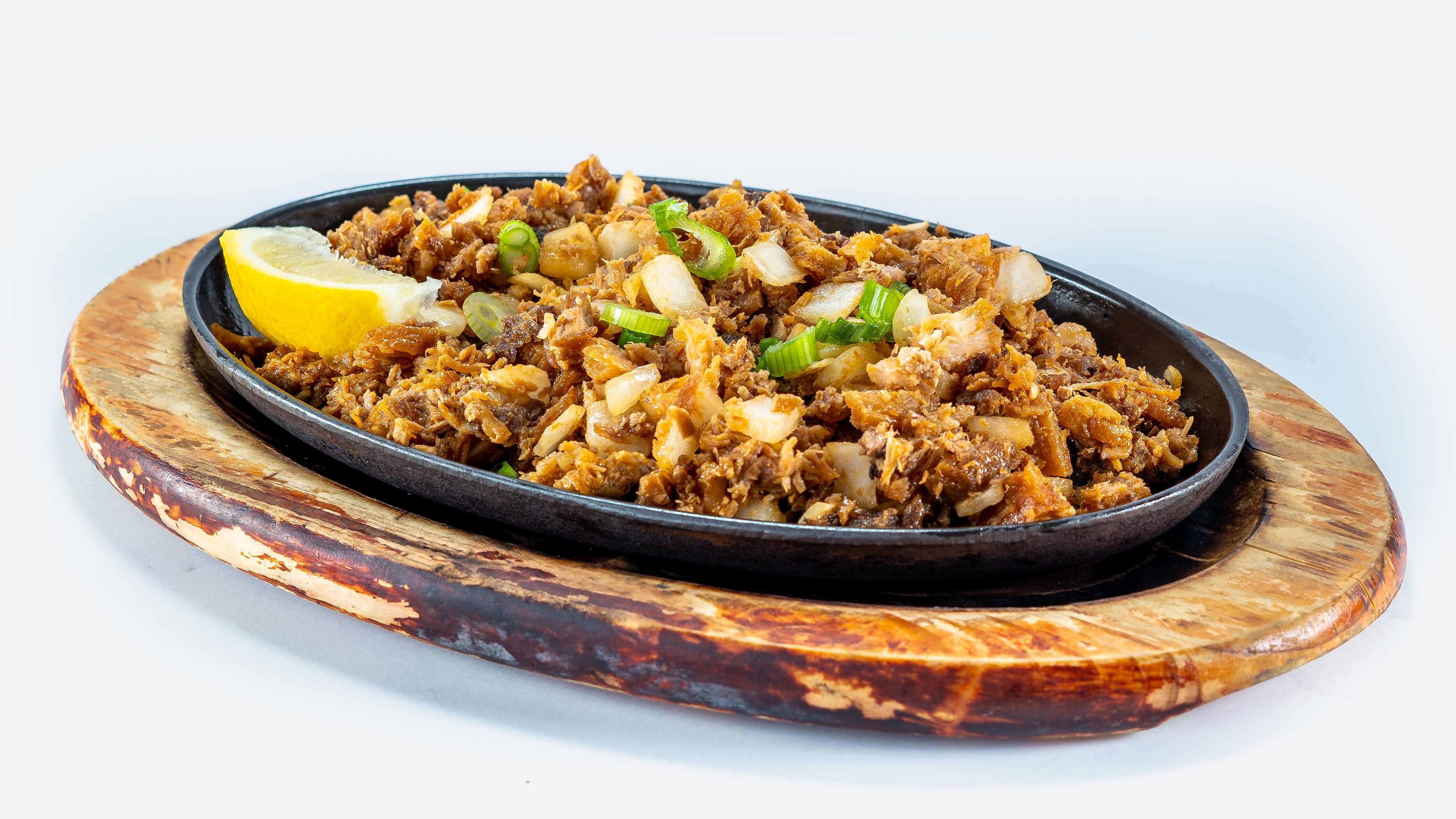 Lechon Kawali Sisig (Sizzling Diced Pork Belly)