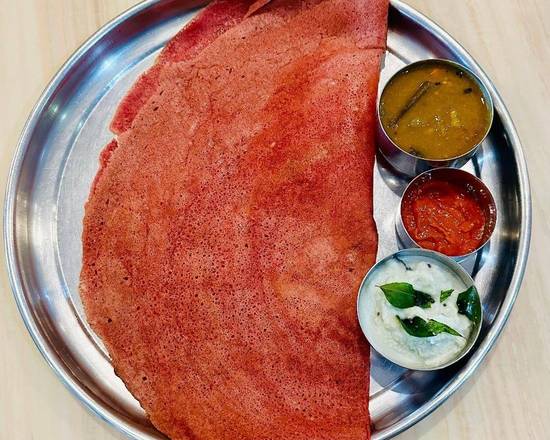 Beet Root Masala Dosa (Uber Eats Exclusive)