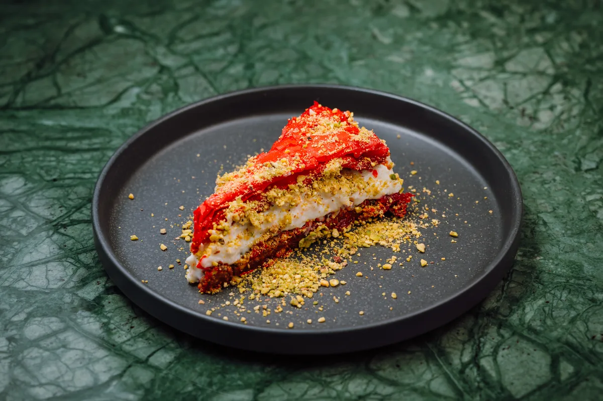 Baklava Triunghi cu căpșuni