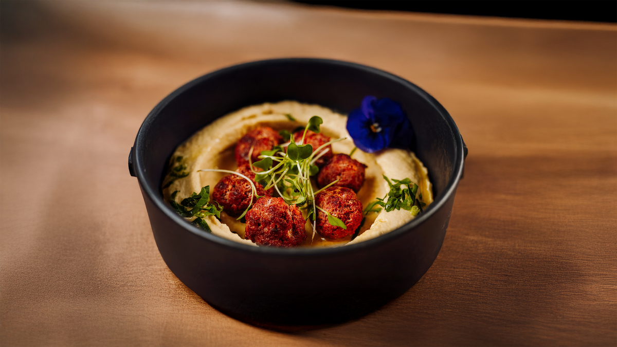 Hummus cu sujuk