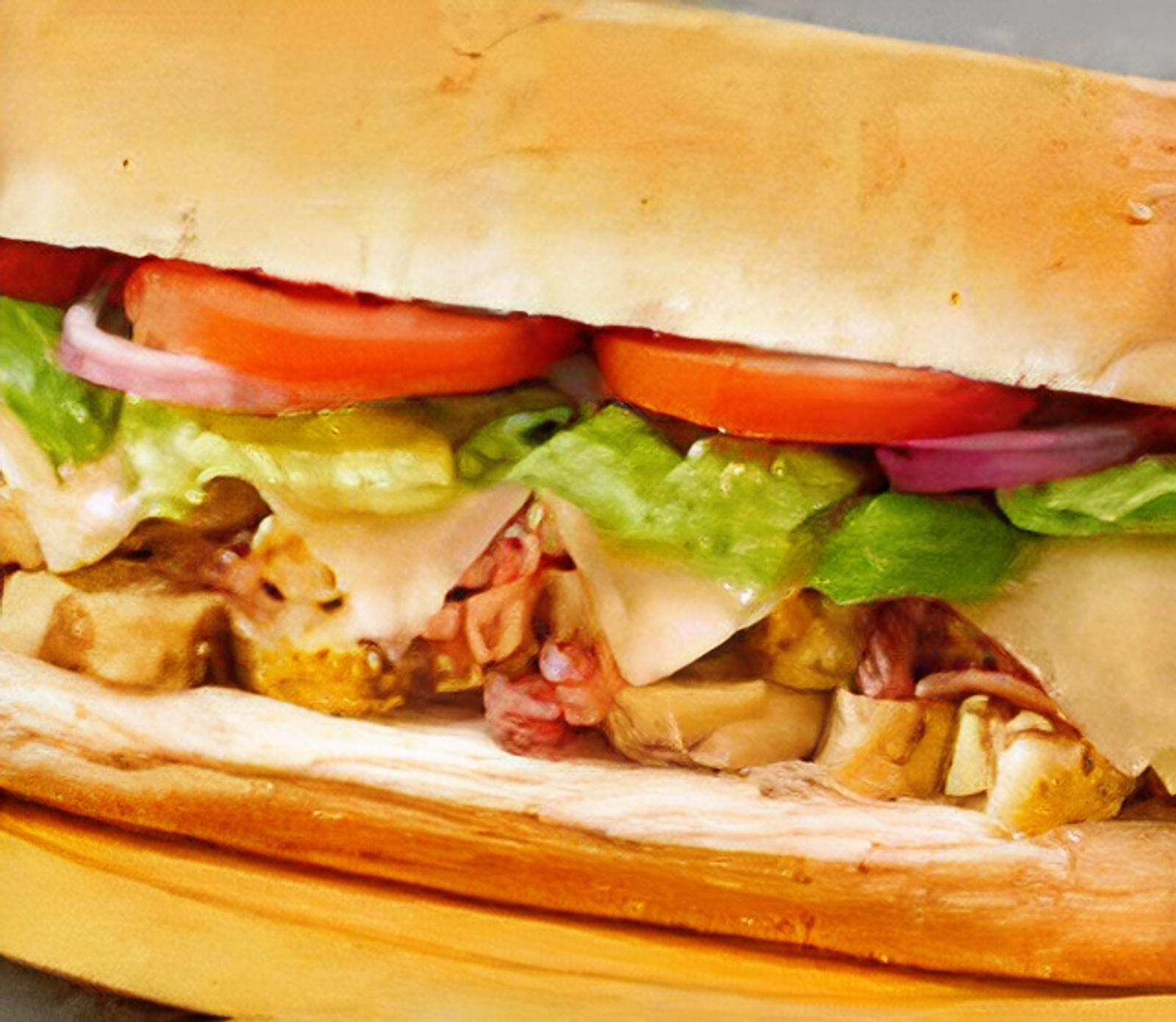 Chicken, Bacon and Provolone Hoagie