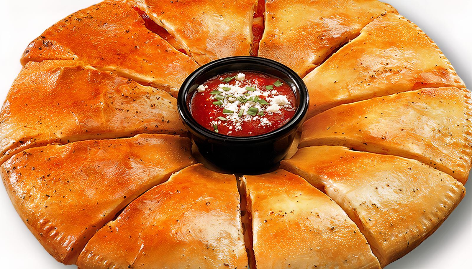 Ham, Bacon and Cheddar Calzone
