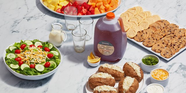 #11 Signature Salad and Spud Bundle w/ Sweet Tea