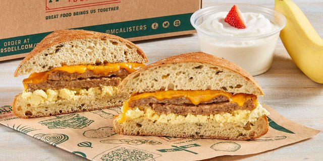 Spicy Sausage and Egg Sandwich Box