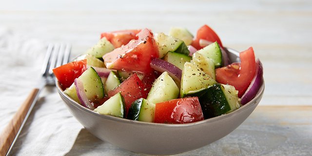 Tomato and Cucumber Salad