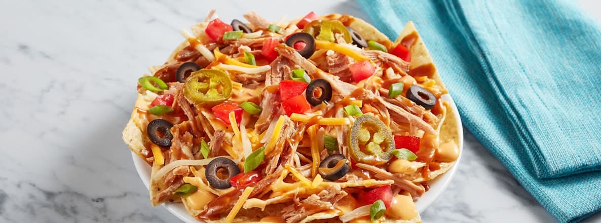 Honey BBQ Pork Nachos