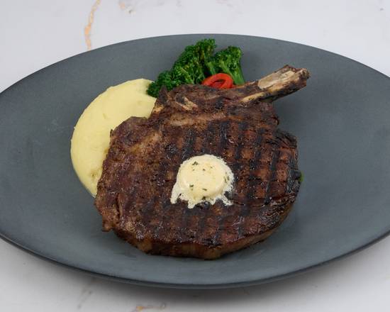 Bone-In Black Angus Dry Rubbed Ribeye 20 oz.