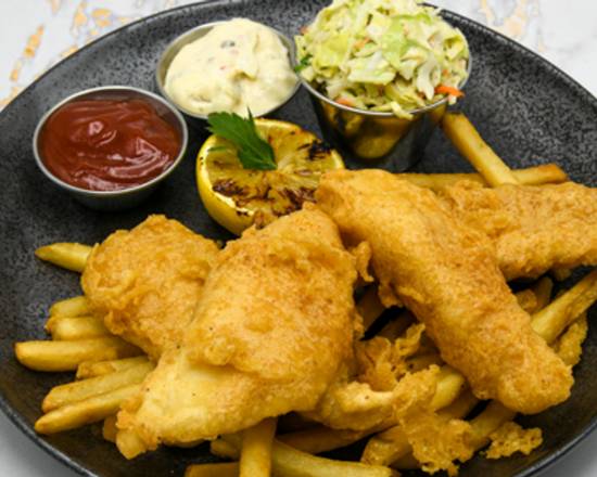 Craft Beer Battered Fish and Chips DN
