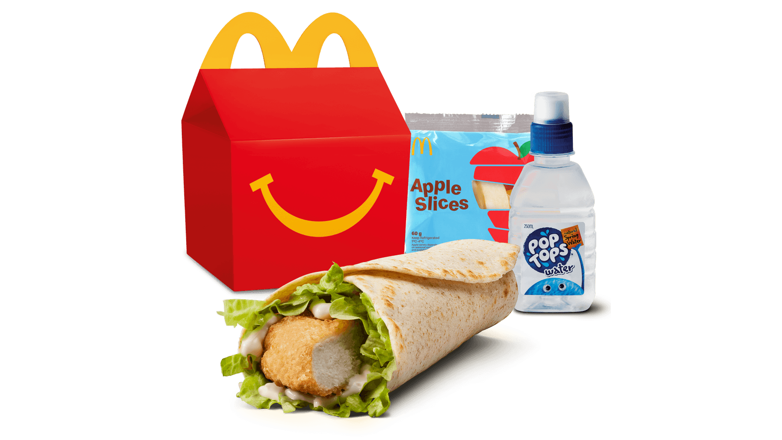 Crispy Chicken Snack Wrap Happy Meal