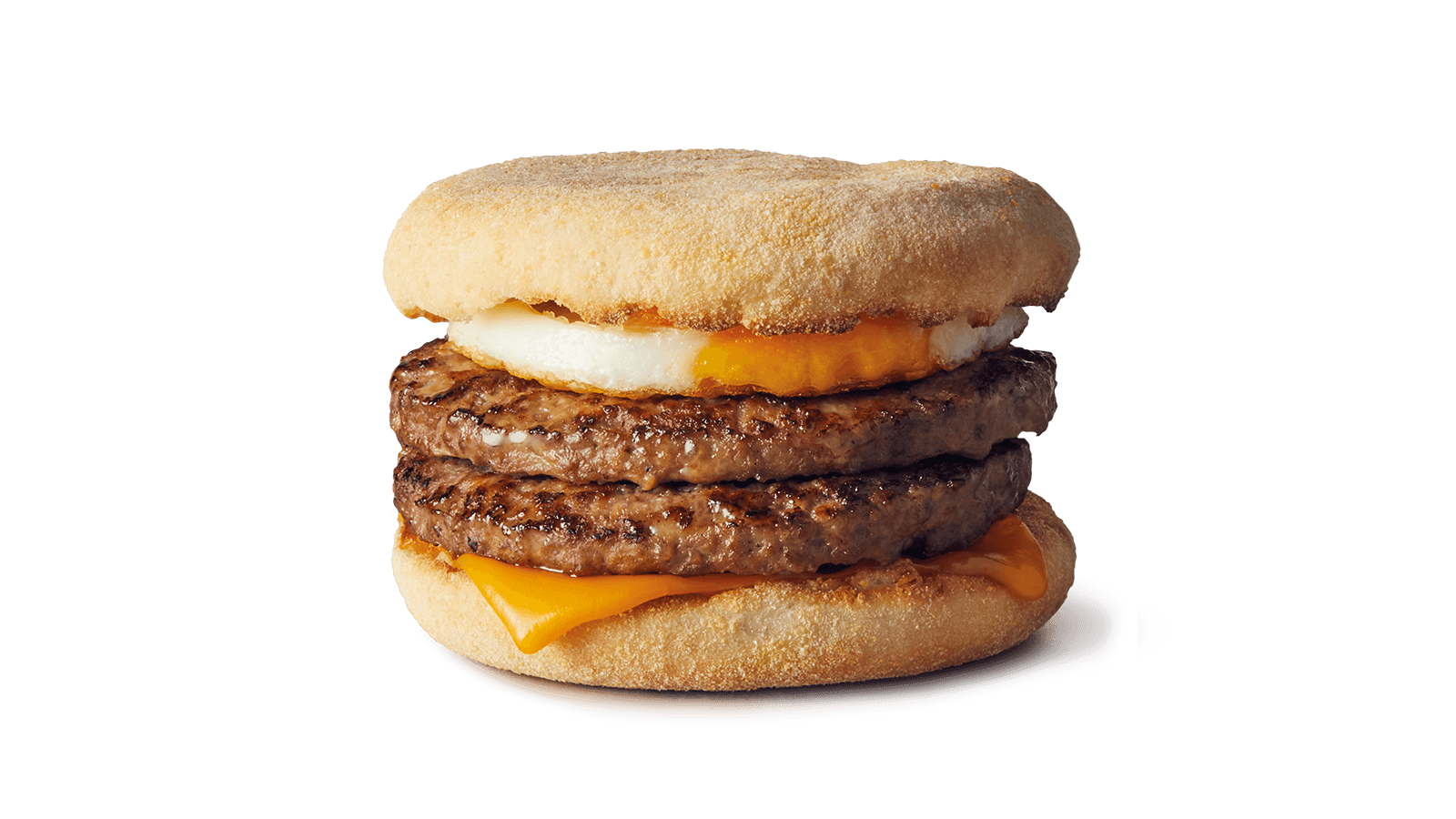 Double Sausage and Egg McMuffin