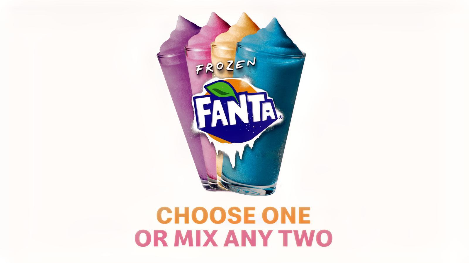 Frozen Sprite and Fanta Flavours