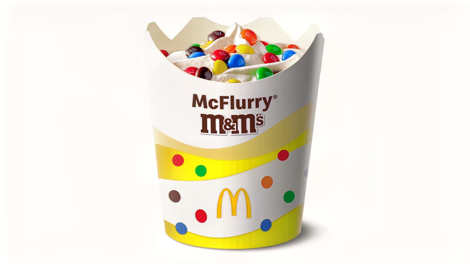 MandM'S MINIS McFlurry