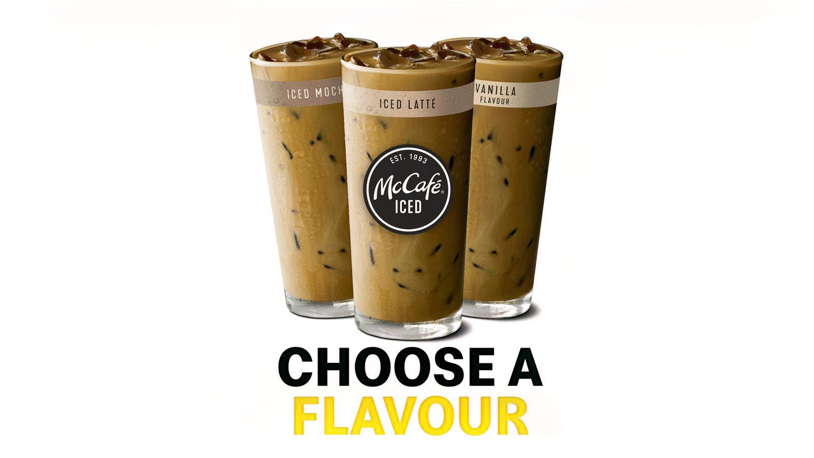 McCafé Flavoured Iced Latte