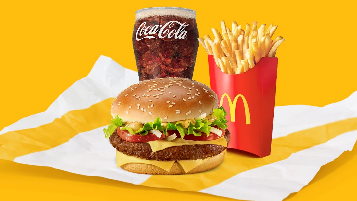 Large Big Tasty (beef) meal