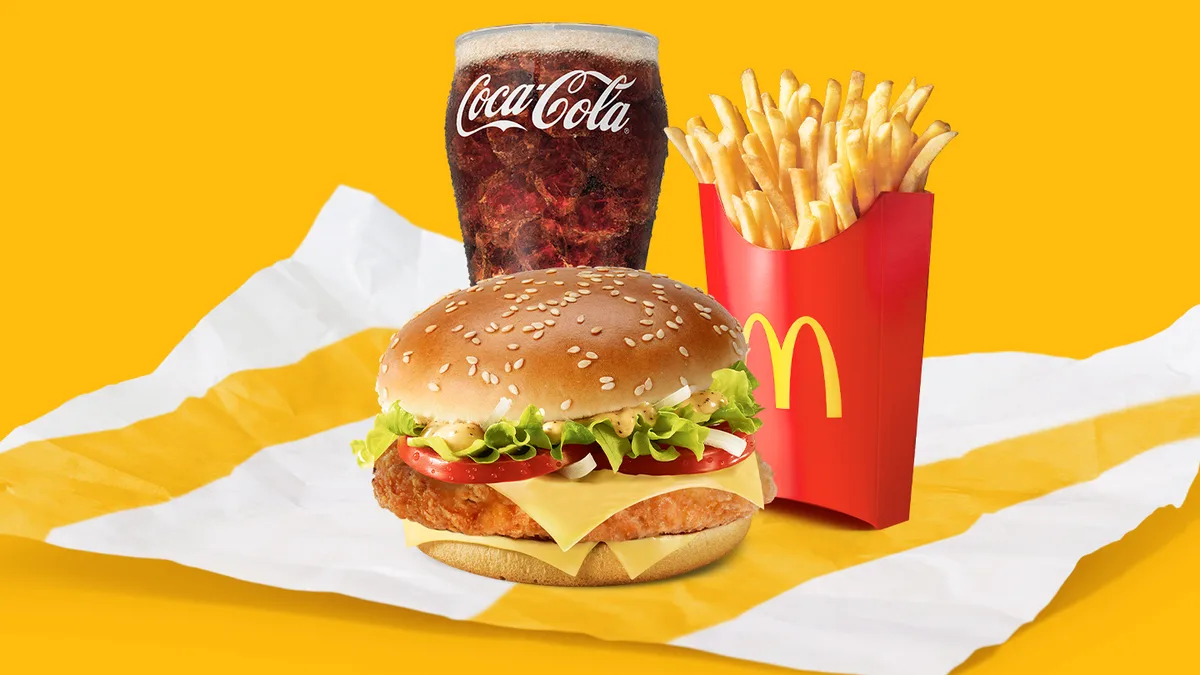 Large Big Tasty (chicken) meal
