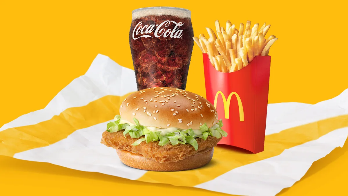Large McChicken meal