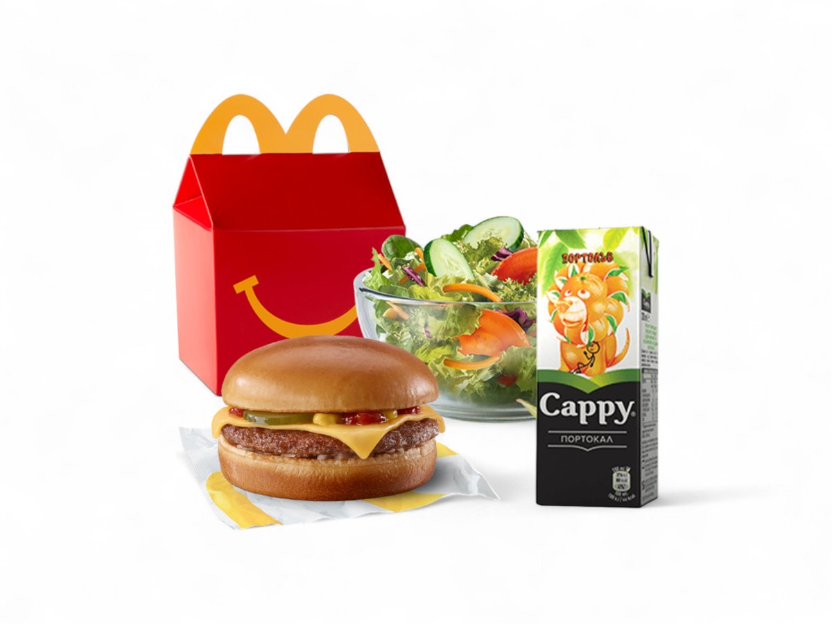 Happy meal с чийзбургер