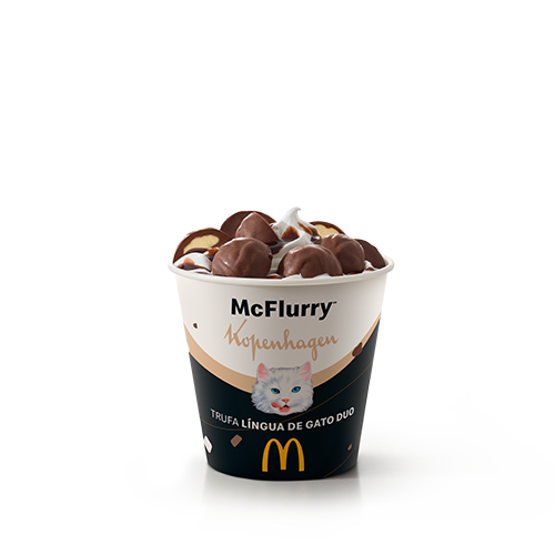 Mcflurry Trufa Língua De Gato Duo