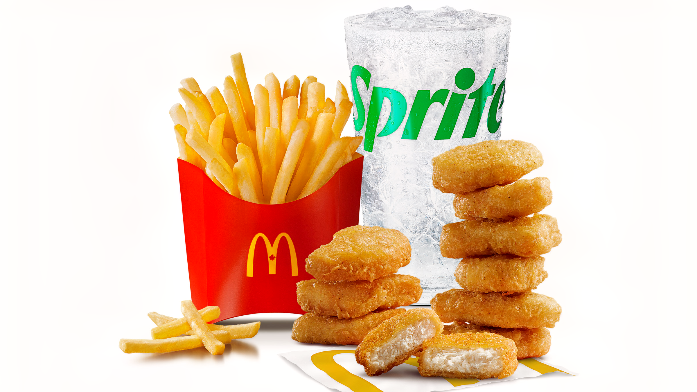 10 McNuggets Extra Value Meal [840-1190 Cals]