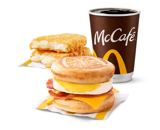 Bacon, Egg and Cheese McGriddles Extra Value Meal [560.0 Cals]
