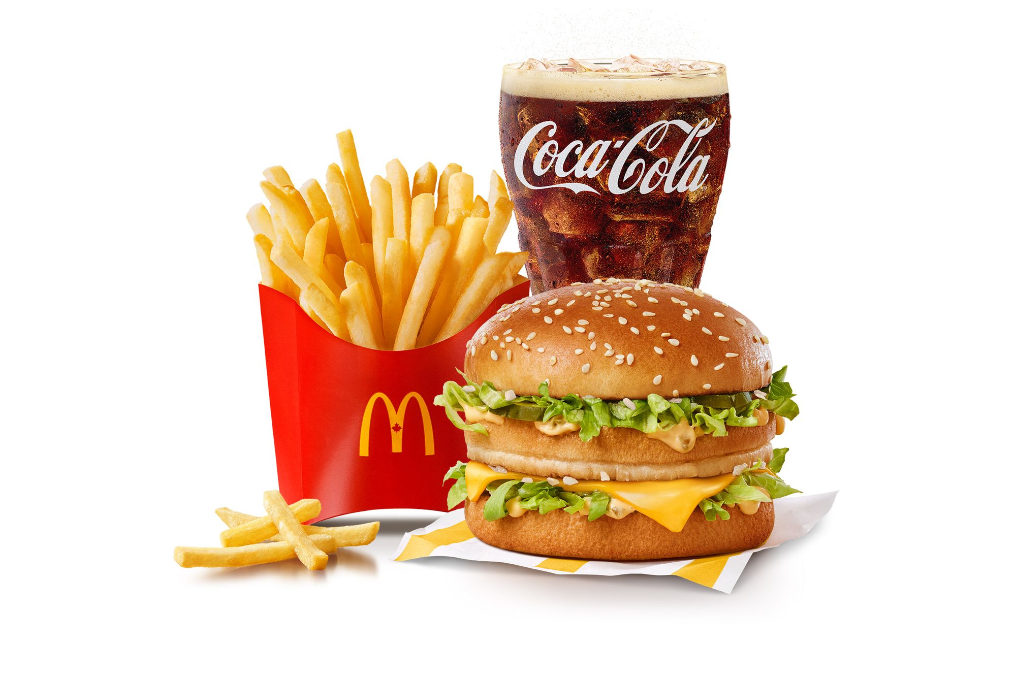 Big Mac (No Meat) Extra Value Meal [540-970 Cals]