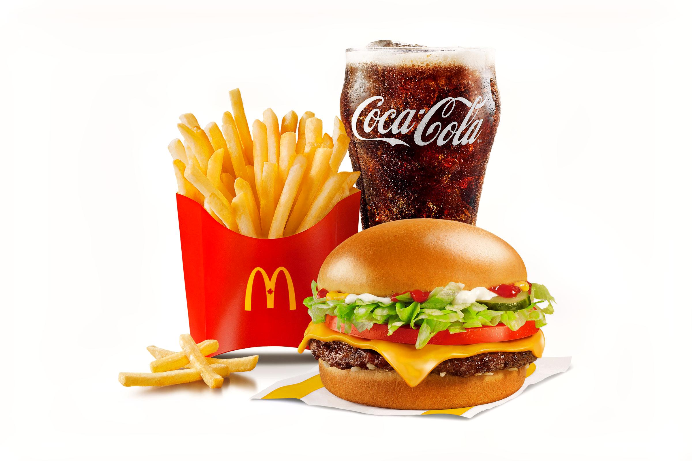 Cheeseburger Deluxe Extra Value Meal [580-730 Cals]
