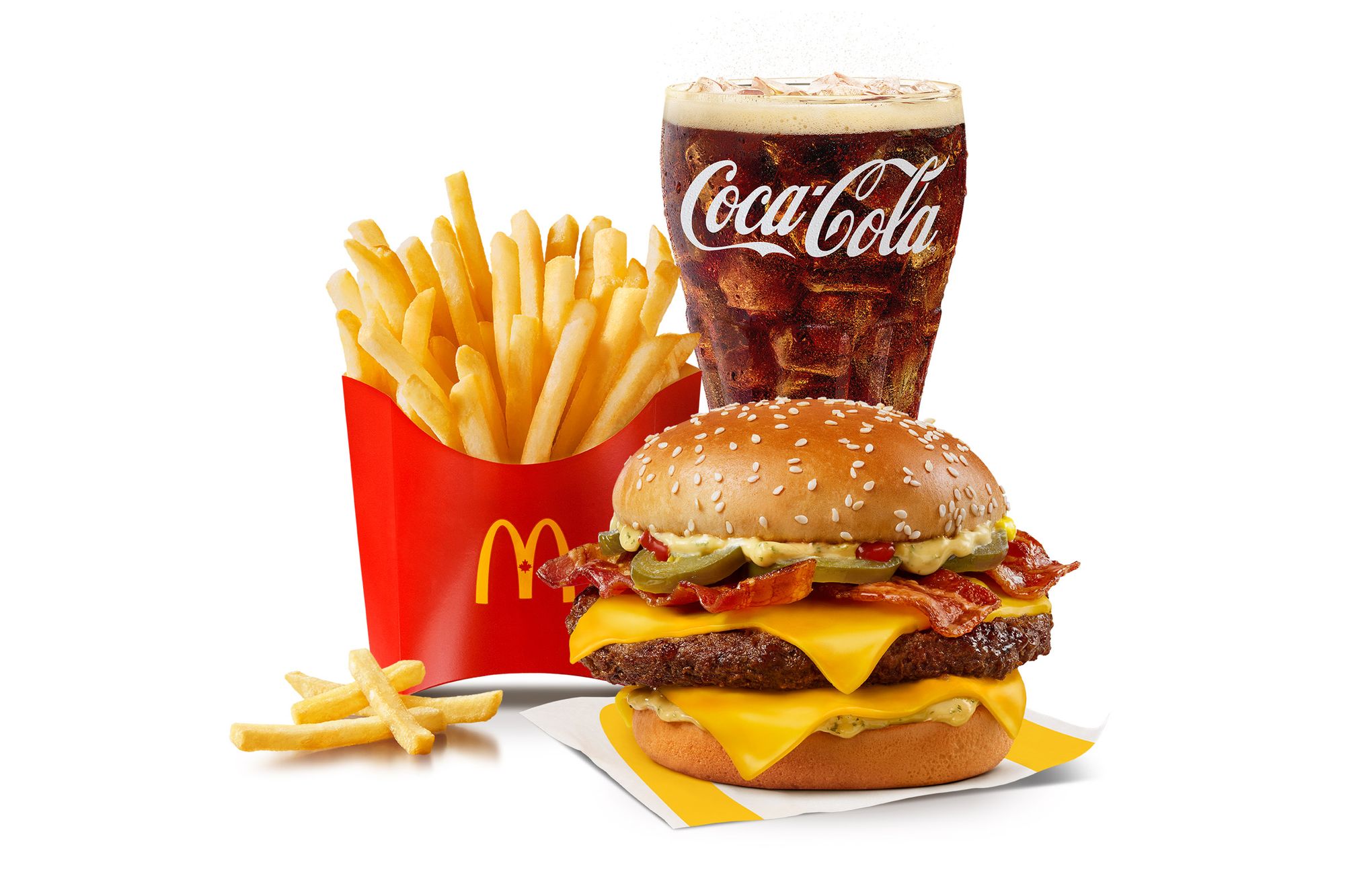 Cheesy Jalapeño and Bacon Quarter Pounder Extra Value Meal [1040-1250 Cals]
