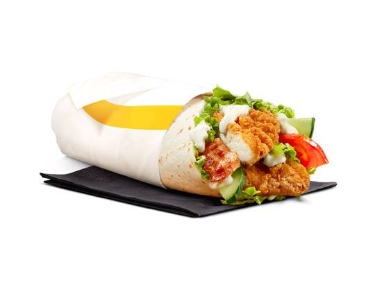 Chicken and Bacon McWrap with Crispy Chicken [600.0 Cals]