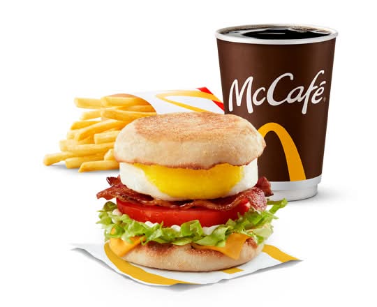 Egg BLT McMuffin Extra Value Meal [600.0 Cals]