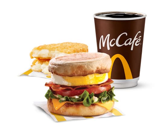 Egg BLT McMuffin Extra Value Meal [710-730 Cals]