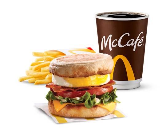 Egg BLT McMuffin Extra Value Meal [710-810 Cals]