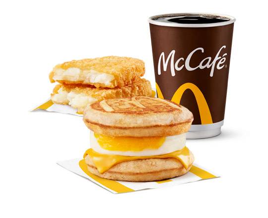 Egg ‘N Cheese McGriddles Extra Value Meal [520.0 Cals]
