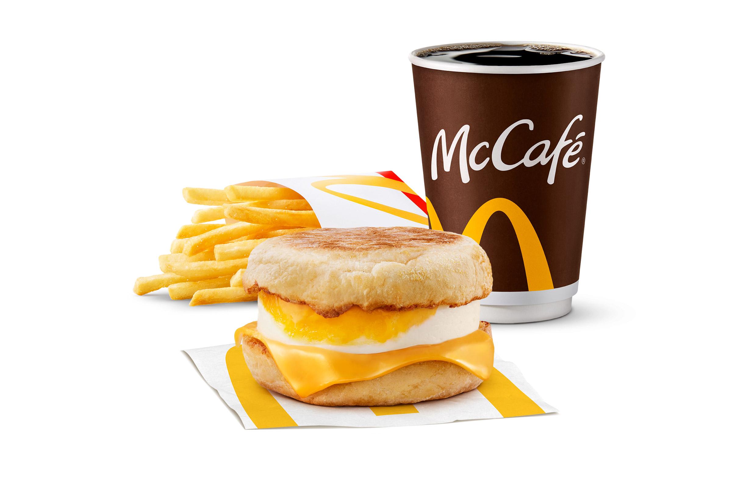 Egg ‘N Cheese McMuffin Extra Value Meal [510.0 Cals]