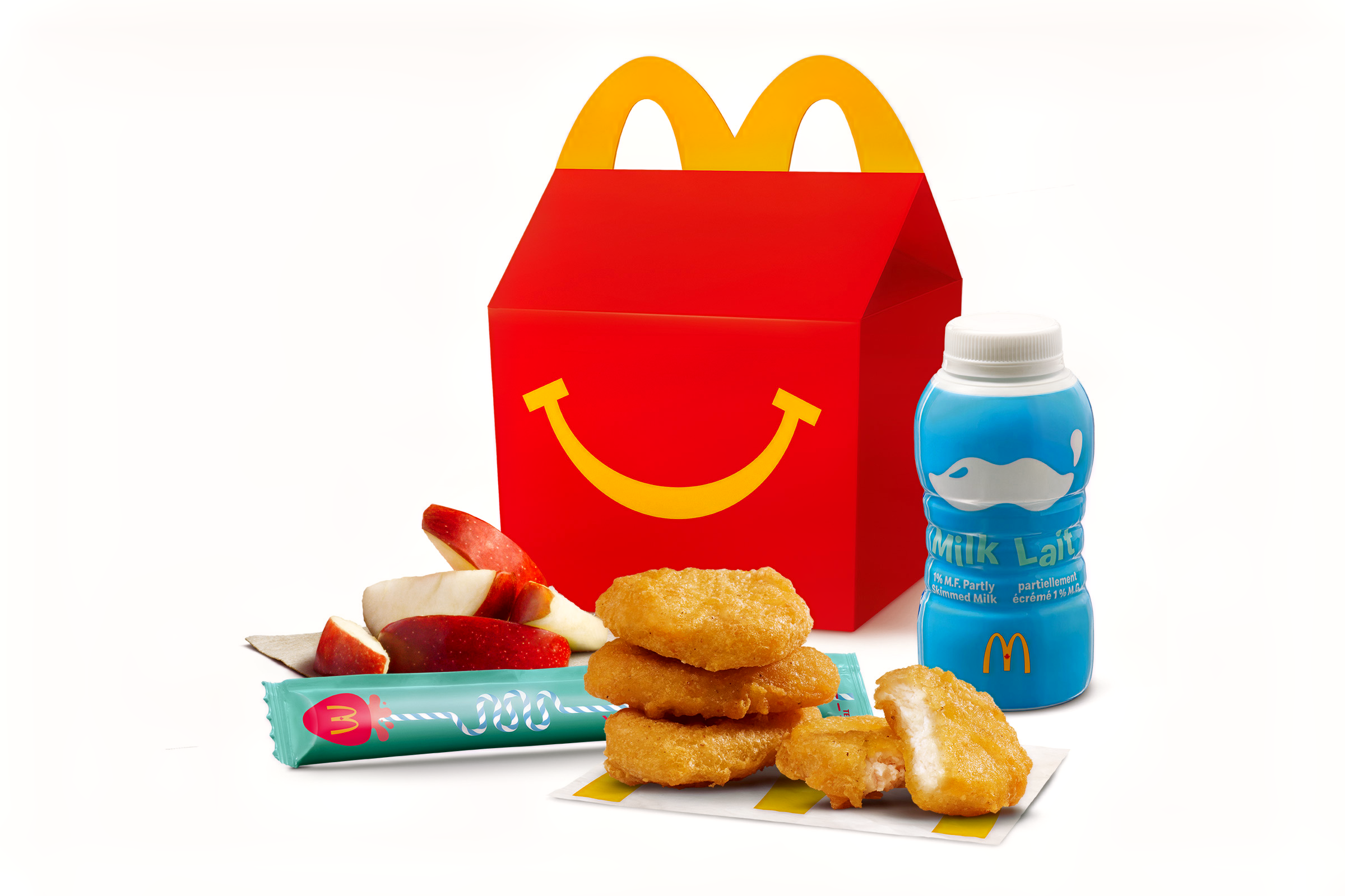 Happy Meal 4 McNuggets with Apple Slices [270-450 Cals]