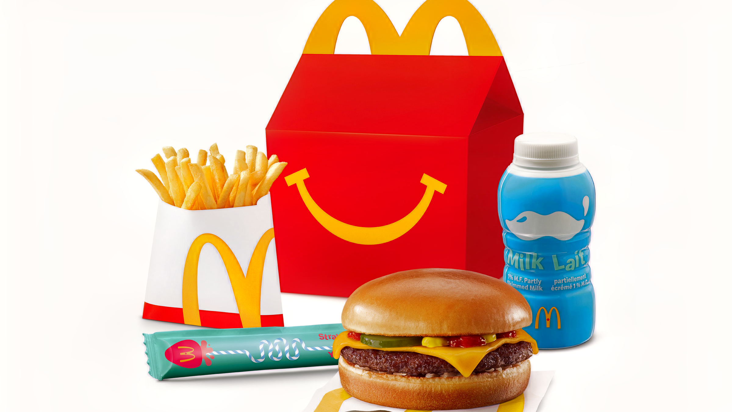 Happy Meal Cheeseburger with Small Fries [560-670 Cals]