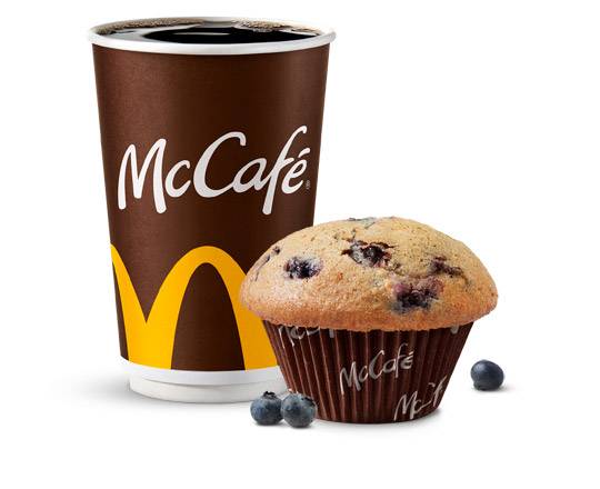 Muffin and Coffee Pairing [360-440 Cals] (Bakery & Sweets & Treats)