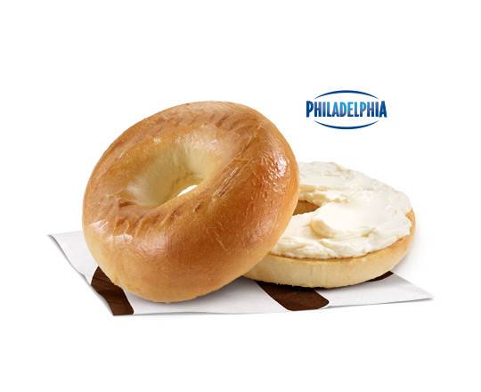 Plain Bagel w/ Regular Cream Cheese Product [370.0 Cals] (Bakery)