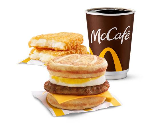 Sausage, Egg and Cheese McGriddles Extra Value Meal [680.0 Cals]