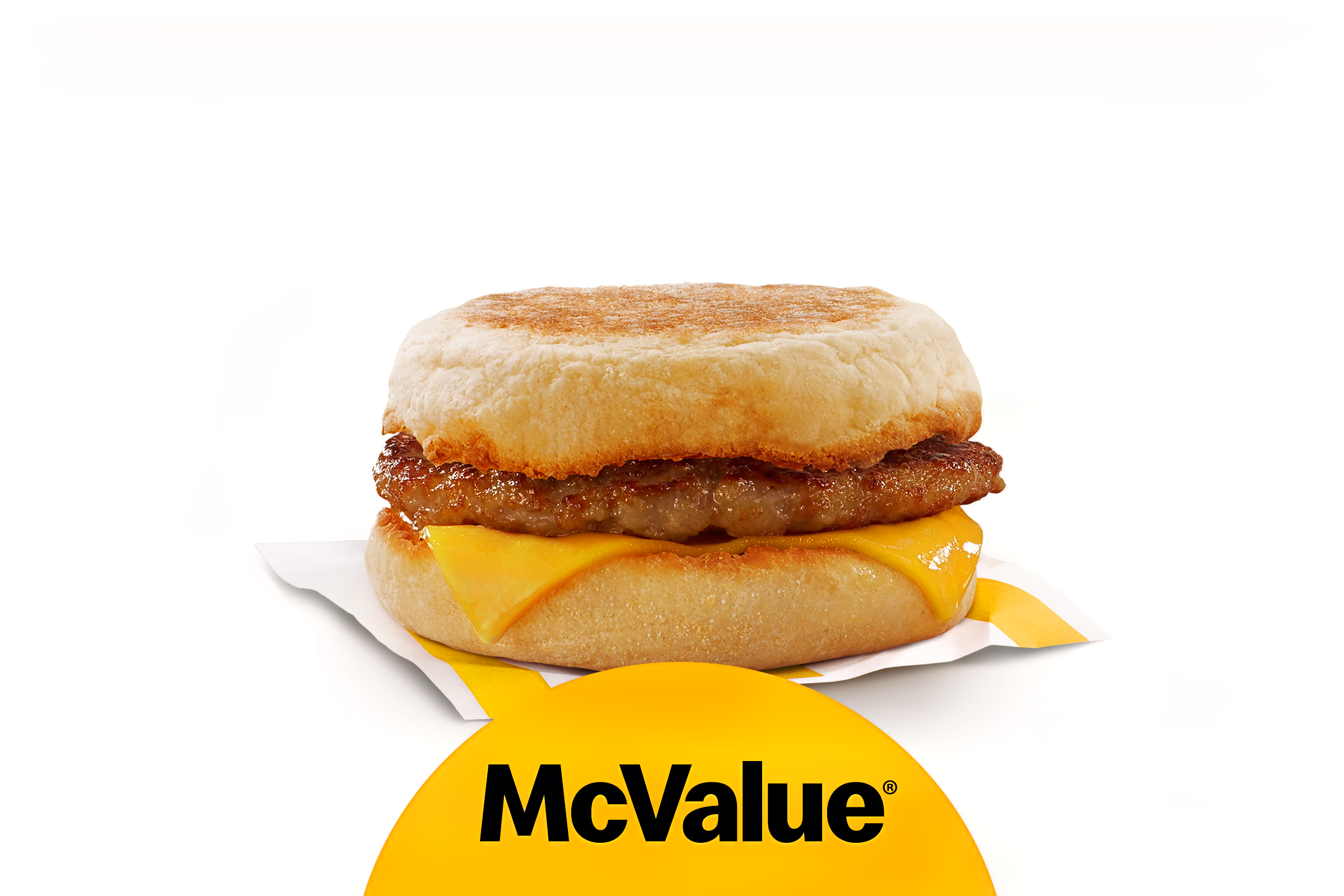 Sausage McMuffin [370.0 Cals]