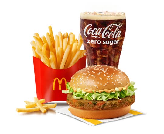 Spicy McVeggie Extra Value Meal [800-1010 Cals] (McVeggie & Wraps)