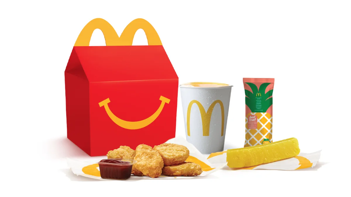 Happy Meal Chicken McNuggets With Pineapple Stick