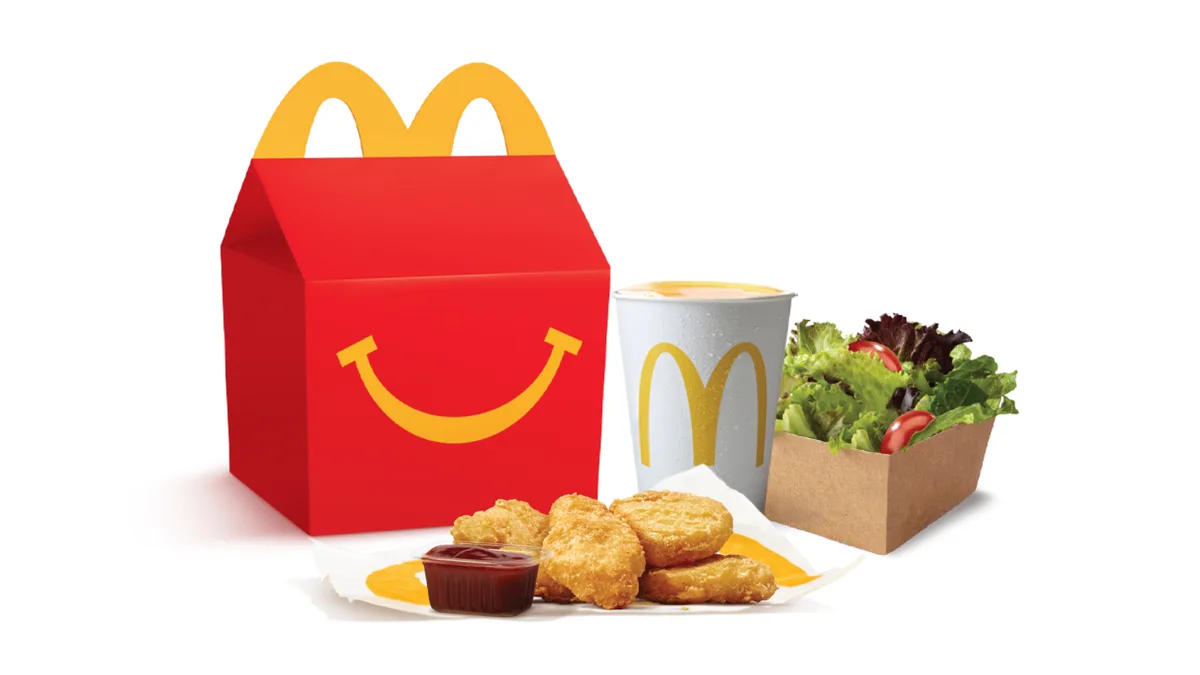 Happy Meal Chicken McNuggets With Side Salad